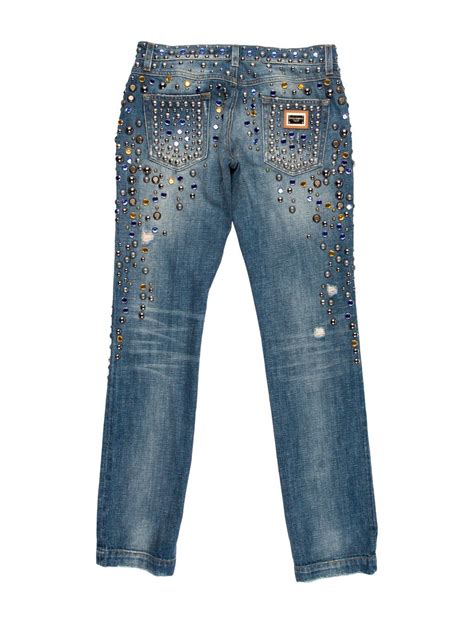 jeans dolce gabbana mens|dolce and gabbana embellished jeans.